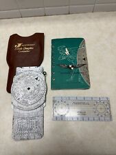 Jeppesen Slide Graphic Computer CSG-2A Leather Holster Manual & PV-2 Plotter picture