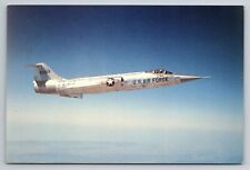 Lockheed F-104A Starfighter Airline Aircraft Postcard picture