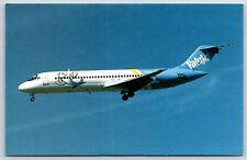 Airplane Postcard Valujet Airlines Douglas DC-9-32 N1283L In Flight DF12 picture