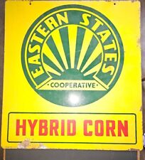 Vintage Eastern States Cooperative Hybrid Corn Sign picture