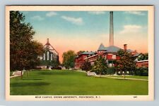 Providence RI-Rhode Island, Brown University, Rear Campus Vintage Postcard picture