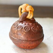 Japanese Clay Bell Dorei Vtg Ceramic Doll Amulet Zodiac 448 picture