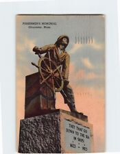 Postcard Fishermen's Memorial Gloucester Massachusetts USA picture