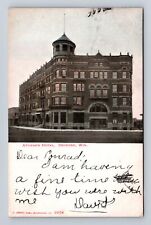 Oshkosh WI-Wisconsin, Athearn Hotel Advertising, Antique, Vintage Postcard picture