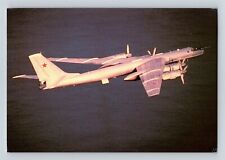 Aviation Postcard Soviet Bear F Anti Submarine Warfare Tupolev Tu-142 In Air B5 picture