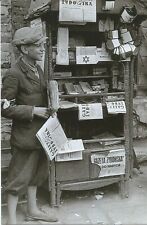 WW II GermanPhoto --  Boy Selling In Jewish Ghetto  picture