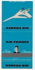 Air France  a Votre Service Concord Empty Matchcover picture