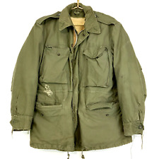 Vintage Us Military M-1951 Field Jacket Size Small Green 50s picture