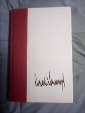DONALD TRUMP SIGNED BOOK.  SURVIVING AT THE TOP     HARD COVER picture