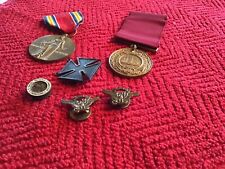 Lot of 7 WWll Medals/pins/original Blue Box picture