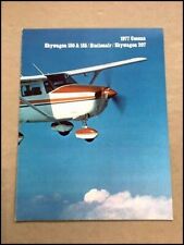 Cessna 180 195 207 Skywagon Airplane Aircraft Vintage Brochure Catalog 1977 picture