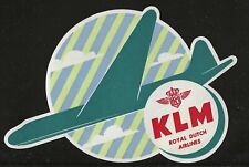 K.L.M., Royal Dutch Air Lines, Early Baggage Label, A.F.A. #NE-227, Unused, LH picture