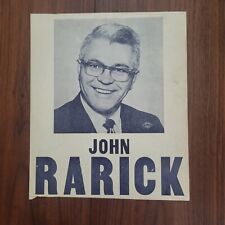Vintage 1966 John Rarick Partial Poster Louisiana US House Of Reps 14