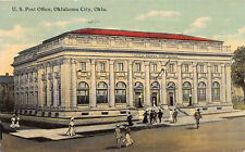 U.S. Post Office, Oklahoma city, Oklahoma, Early Postcard, Used in 1912 picture