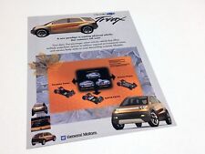 2000 Chevrolet TrIax Concept Vehicle Information Sheet Brochure picture