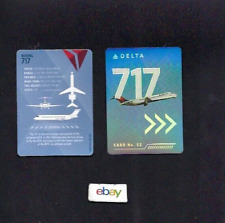 DELTA AIR LINES 2022 BOEING 717-200 PILOT COLLECTOR CARD #52 picture