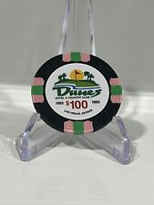 $100 Dunes Hotel Country Club Casino Original Chip Poker 1955-1993 Las Vegas picture