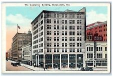 c1920 Exterior View Guarantee Building Indianapolis Indiana IN Vintage Postcard picture