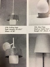 1962 Scandinavian Design Teak Lighting Accessories Koch & Lowy Vintage Ad picture