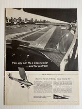 1966 Cessna 150 Airplane - Original Print Ad (13.5 x 10.5) - Advertisement picture