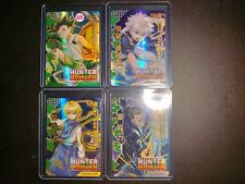 4 Card SSR Hunter x Hunter Trading Card Gon Killua Kurapika Leorio  Legend Fire  picture