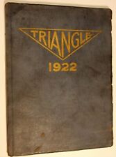 Vtg 1922 MARTINSBURG H.S. WV TRIANGLE Yearbook Sports Pics Football Baseball picture