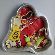 Vintage 1994 Wilton Mighty Morphin Power Rangers Cake Mold Red Ranger Art Saban  picture