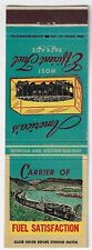 Norfolk and Western Railway  CARRIER OF FUEL SATISFACTION RR FS Empty Matchbook picture