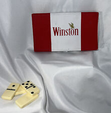 Vintage Collectible Winston Cigarettes Dominos Game Set picture