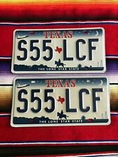 2000-2001-2002-2003-2004 TEXAS PASSENGER LICENSE PLATES SPACE SHUTTLE S55LCF picture