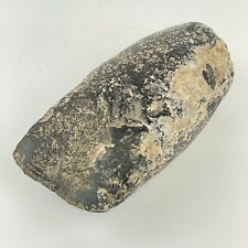 Large Ancient Neolithic Black Stone Axe Head 5000-8000 Years Old 400g Chipped picture