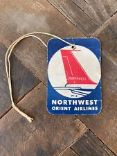 Vintage Northwest Orient Airlines Luggage Tag picture