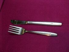 Lufthansa Airlines Stainless Silverware, 2 piece Silverware. fork and knife. picture