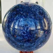 2160g Blue Sodalite Ball Sphere Healing Crystal Natural Gemstone Quartz Stone picture