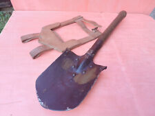 OLD MILITARY WWI BLECKMANN Murzzuschlag SHOVEL TRENCH LEATHER CASE SIGNED 1915 picture