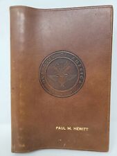 OX5 Club of America Aviation Pilots Roster Aug 1965 Leather Binder Paul M Hewitt picture
