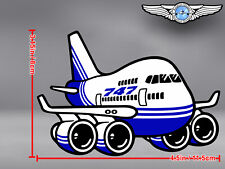 SMALL BOEING B 747 B747 CUT TO SHAPE DECAL / STICKER picture