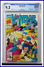 Wolverine #55 CGC Graded 9.2 Marvel June 1992 White Pages Comic Book. picture