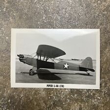 Original WWII Photo Piper L-4A Fighter Plane Bomber Airforce USA Army Picture picture