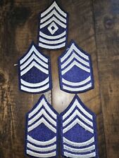 WWII 1950 Era US Army AAC Air Corps USAF Transitional SNCO Chevron Lot L@@K picture