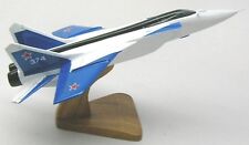 Mikoyan MiG-31 Foxhound Airplane Desktop Kiln Dry Wood Model Small New picture