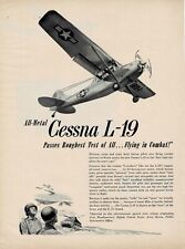 All-Metal - Cessna L-19 - Flying in Combat - 1951 - Vintage Print Ad picture