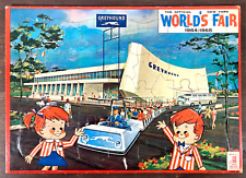Vintage 1964-65 NEW YORK WORLDS FAIR Frame Tray Puzzle GREYHOUND BUS Terminal picture