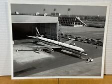 Douglas DC- 8 Super 61 Midair Aviation Airplane VTG Stamp C 90981 B&W picture
