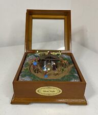 Mr Christmas Gold Label Collection Silent Night Deluxe Animated Music Box. picture