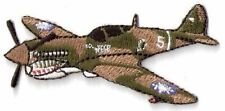 Flying Tigers Warhawk Patch Embroidered P-40 WWII Fighter Plane Iron on Sew on picture