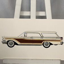 1959 Mercury Colony Park Station Wagon Car Illustration Art Drawing Hand Drawn picture