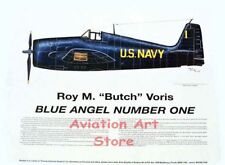 Blue Angel #1, Autographed by the FIRST BLUE, Butch Voris, Aviation Art; Boyette picture