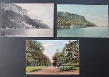 Palisades ENGLEWOOD N.J.  Historic Postcards (3)   Mailed 1910, 1913 + 1915 picture