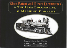 SHAY Patent and Direct Locomotives by LIMA Locomotive Co. - (BRAND NEW BOOK) picture